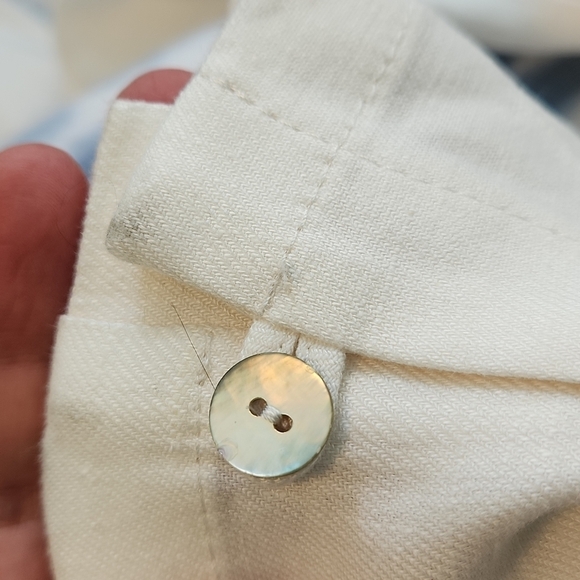 ALTUZARRA Catkin off white linen pants size S BNWT - Picture 16 of 16